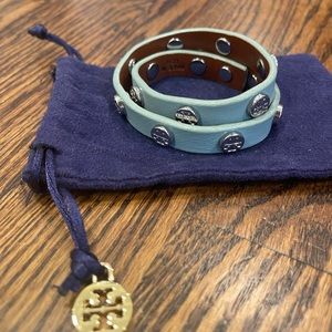 Tory Burch Leather Wrap Bracelet